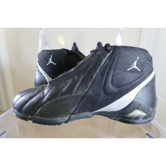 JORDAN JUMPMAN SUPER FREAK 2000 84 Moss WHT BLK SZ 7.5 VINTAGE - Picture 9 of 12